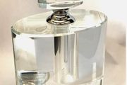 Heavy Oval Glass Perfume  Bottle