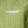 Ichi Lime Green Hooded Ribbed Knit Open Front Cardigan Size M Image 2