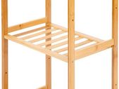 Bamboo Shoe Rack,Easy Build With 3 Tier, 3 Shelves 35 x 25 x 71 cm Ideal for Bathroom, Kitchen, Living Room, Bedroom, Small Spaces, Balcony, Natural