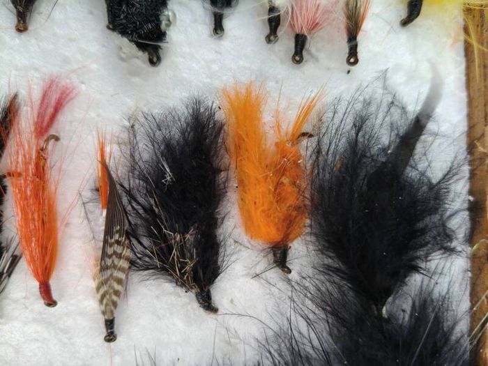 Old Fishing box of Flies