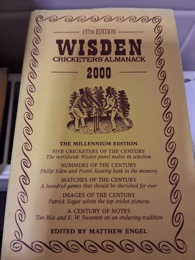 Cricket Books. Wisden Cricketers Almanack. Years 1996 to 2003. Eight Books In Chronological Order.Collect In Dublin Or Receive Via Post.