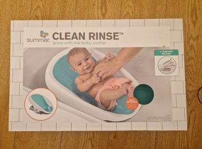 Summer Infant Clean Rinse Baby Bather Blue
