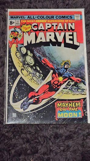 Captain Marvel Comics Lot Bundle