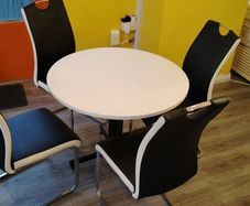 Round Table and Four Chairs