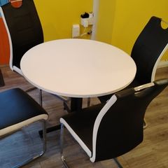 Round Table and Four Chairs
