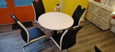 Round Table and Four Chairs