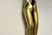 Vintage brass legs nutcracker