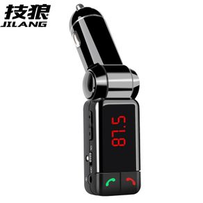 FM Transmitters Bluetooth Car Kit FM Transmitter Handsfree Aux Mp3 Player Modulator with LED Display Portable Dual USB Charger