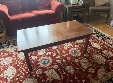 Handmade mahogany table
