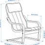 2x Poang Children's Armchair Image 4