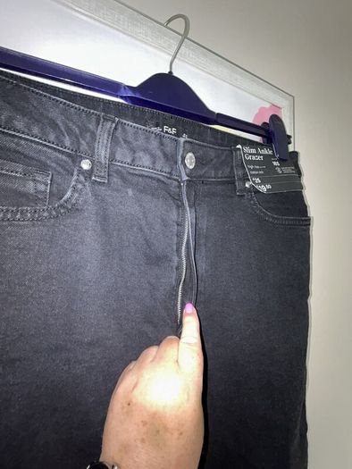 Brand-new Black Slim Ankle Grazer, High Rise Jeans from F&F