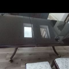 Dining table and chairs