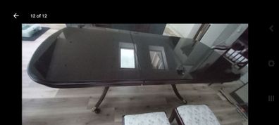 Dining table and chairs
