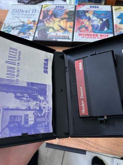 Sega Master System console and games Sonic