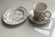 Vintage 70's Staffordshire Ironstone Cup/Saucer/Plate set.