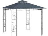 Gazebo 3x3x2.7 m Anthracite 160 g/sq.m