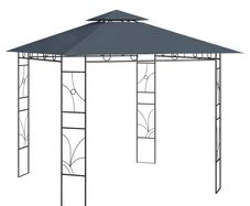 Gazebo 3x3x2.7 m Anthracite 160 g/sq.m