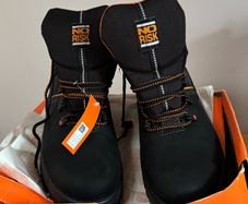No Risk Work Boots Size 10.5
