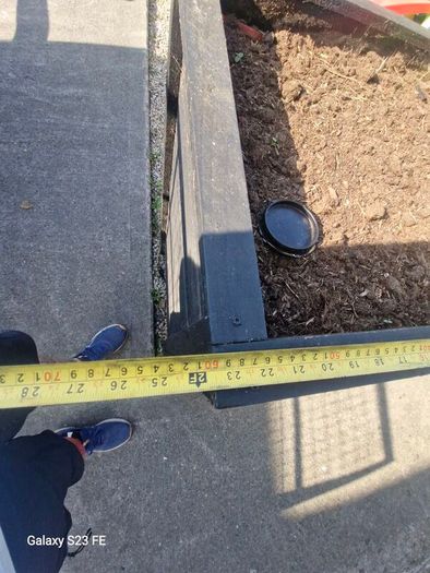 2 Tall Wooden Planters