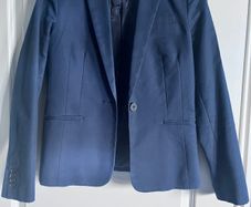 Mango Navy smart blazer
