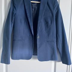 Mango Navy smart blazer