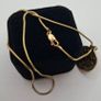 Vintage 9ct yellow gold tiger eye necklace Image 6