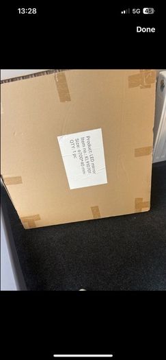 Led Round frameless mirror.