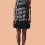 Chic Black & White Sleeveless Dress UK 14 Image 4