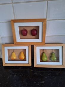 Three small box pictures see dimensions