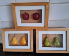 Three small box pictures see dimensions