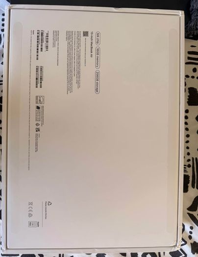 Macbook Air M4 13" (2025) 16gb / 256gb