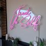 Large 'Treat Yo' Self' Neon Sign Image 2