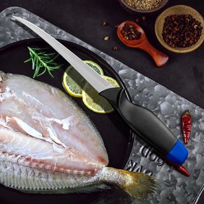 Fishing Knife 6 Inch Curved Fish Deboning