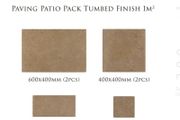 Egyptian Limestone Paving Patio Pack Tumbed Finish