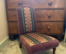Authentic Victorian James Shoolbred Nursing Chair (Stamped & Plaqued)