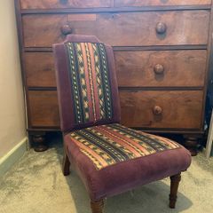 Authentic Victorian James Shoolbred Nursing Chair (Stamped & Plaqued)
