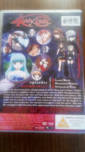 DVD Kiddy Grade Anime
