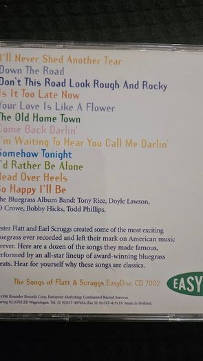 Flatt & Scruggs. Songs Of Flatt & Scruggs.