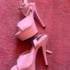 Pink pleaser pole fitness high heels, brand-new