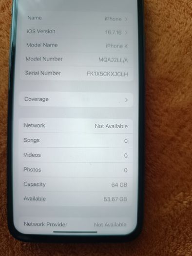 Iphone X 64 gb  leixlip area
