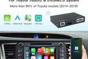 Wireless Carplay Android Auto For TOYOTA Touch 2 Entune 2.0 Highlander Tundra Sienna Prius Yaris Camry CHR Module