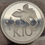 Papua New Guinea 1975 10 Kina Silver Proof Coin Image 2