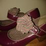 Ruby Shoos Sz 7 Minelli Wine Mary Janes Image 4