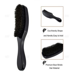 Beard Brush Boar Bristle for Men - Beech Brush