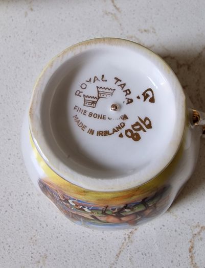 Vintage Royal Tara China Tea set Hunting scene