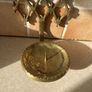 Vintage Solid brass sconce Wall Mount Pillar Candle holder Image 9