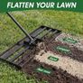 Lawn Leveling Rake  Level Your Lawn 3X Faster, 43x25cm,Perfect Weight Balance, Heavy Duty Gardening Tools with Adjustable Handle, Not Too Heavy,Not Too Small,Easy for Soil & Sand Spreading for Garden Image 3