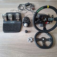 Logitech G29 Wheel, pedals, gear shifter