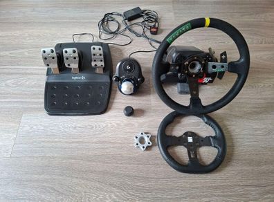 Logitech G29 Wheel, pedals, gear shifter