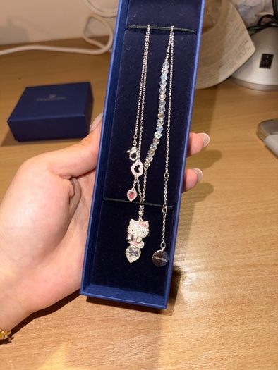 Hellokitty x Swarovski necklace